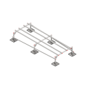 Опорная конструкция для установки оборудования TECHNORAPTOR STEELFOOT 1200х3000 тип 2