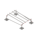 Опорная конструкция для установки оборудования TECHNORAPTOR STEELFOOT 1200х2000 тип 2
