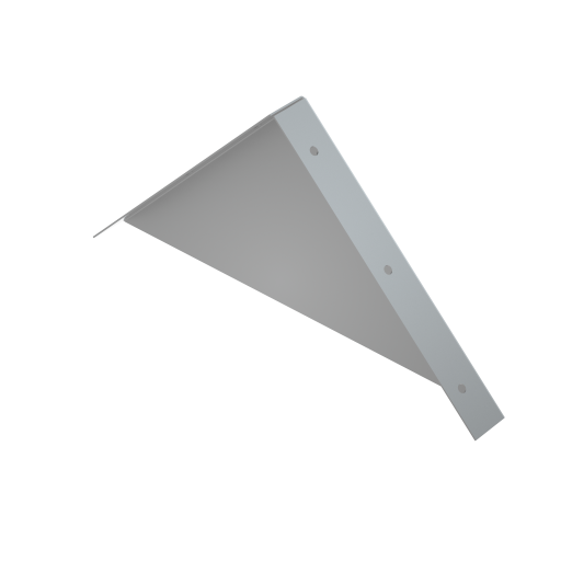 Заглушка двускатной крышки