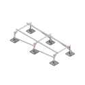 Опорная конструкция для установки оборудования TECHNORAPTOR STEELFOOT 1000х2500
