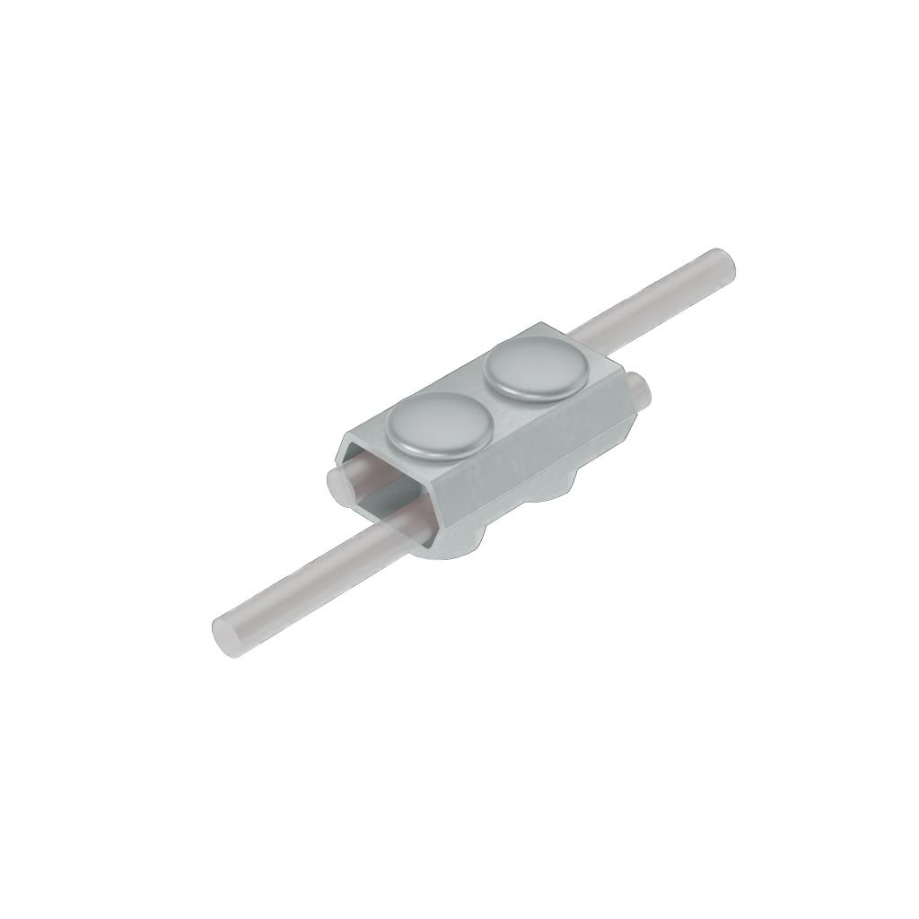 Параллельный соединитель прутка Ø 5-8 мм