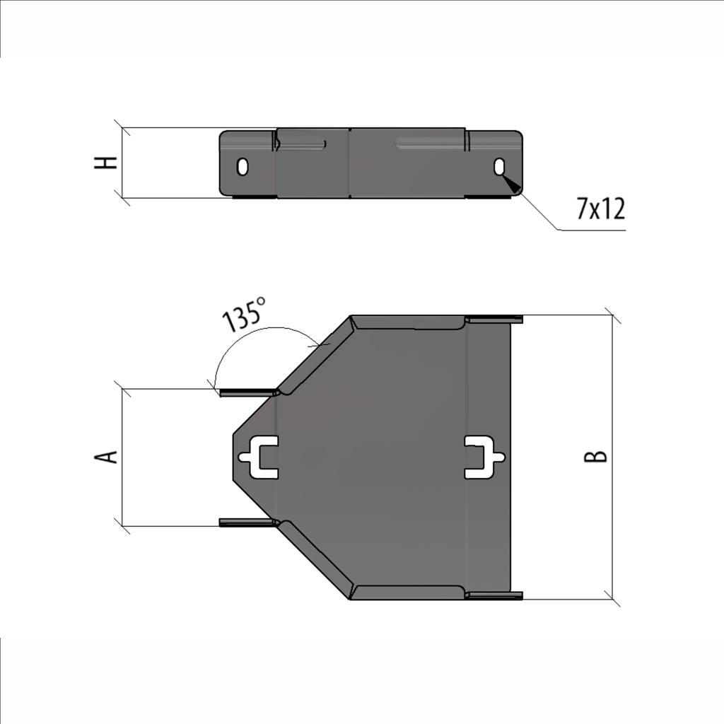 PL5929 | Купить Переходник центральный 100х100-300 мм \"ПЛЮС\" INOX304 с ...