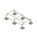 Опорная конструкция для установки оборудования TECHNORAPTOR STEELFOOT 1000х2000 тип 2