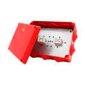 Коробка распределительная огнестойкая FIREFORT КРОПС-П4, IP54, 150х110х70 мм, для кабелей до 4 мм2, 12 клемм