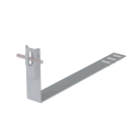 Черепичный держатель регулируемый зажимной для прутка D6-8 мм L430 мм H100 мм AURAFORT ZN