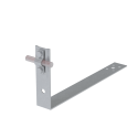 Черепичный держатель болтовой на обрешётку для прутка D5-10 мм L380 мм H100 мм AURAFORT ZN