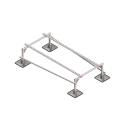 Опорная конструкция для установки оборудования TECHNORAPTOR STEELFOOT 1000х2000 тип 1