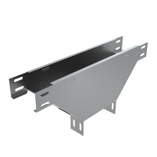 Т-ответвитель переходник вертикальный c разворотом трассы на 90 гр. (нижняя часть больше исходной)