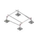 Опорная конструкция для установки оборудования TECHNORAPTOR STEELFOOT 1200х1500