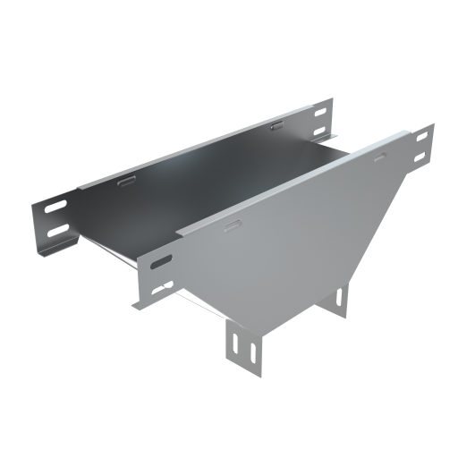 Т-отвод вертикальный вниз c разворотом трассы на 90 гр.