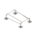 Опорная конструкция для установки оборудования TECHNORAPTOR STEELFOOT 1200х2000 тип 1