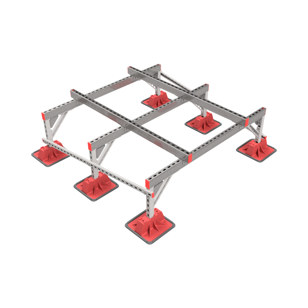 Типовые опорные конструкции на основе пластиковой опоры